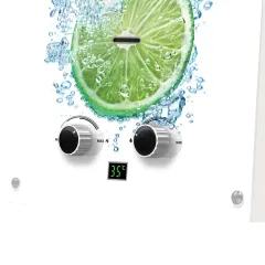 Водонагреватель газовый проточный BALLU GWH-10 Fiery Glass Lime