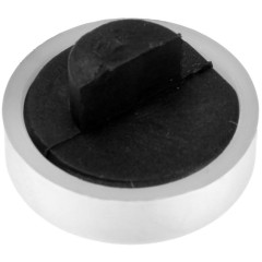 Держатель для зеркала ТУНДРА LIGHT, d=25 мм, без сверления, цвет хром, пластик, 4 шт. 9438936