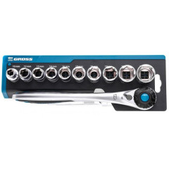 Набор головок GROSS 12шт 1/2