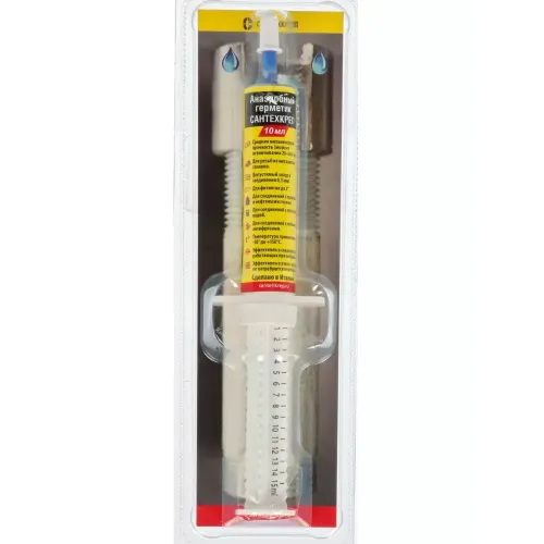Герметик анаэробный САНТЕХКРЕП шприц-дозатор, 10г (514555)