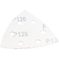 Насадка для резака ПРАКТИКА (240-454) 93мм шлиф листы дельта VELCRO 6 отверстий  P120