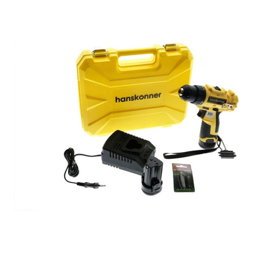 Шуруповерт HANSKONNER HCD1230R 12В, Б/Щ