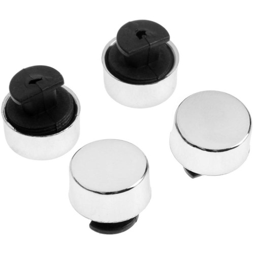 Держатель для зеркала d=17 мм, без сверления, цвет хром, 4 шт. 857132