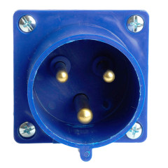 Вилка О/У STEKKER 2P+PE 32A IP44 ST-523 PPG32-523-44 49445