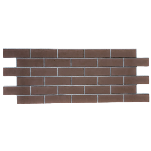 Фасадная термопанель Имитация Кирпича Капучино серый шов (полуторный)