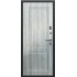 Дверь метал. Isoterma 11 см Серебро/Ривьера айс Царга (2050*960, Правая)