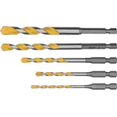 Набор сверл универсальных Denzel Multi cut 4-10мм, 5 шт (706016)