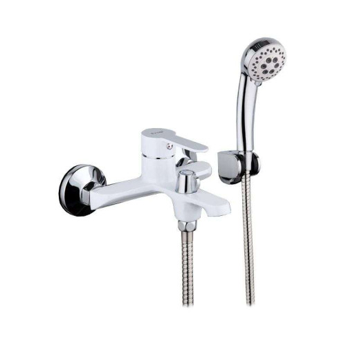 Смеситель для ванны FRAP F3241 ф35 белый/хром