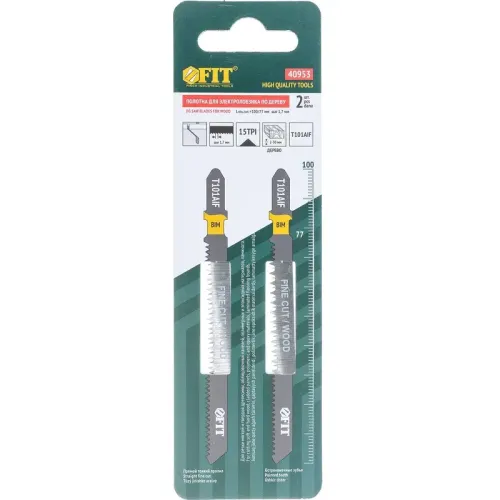 Пилки для лобзика FIT T101AIF 2шт.(40953)