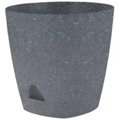 Горшок для цветов 0.65 л темный камень INGREEN AMSTERDAM (ING629810026)
