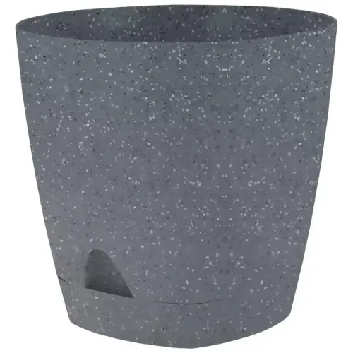 Горшок для цветов 0.65 л темный камень INGREEN AMSTERDAM (ING629810026)