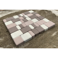 Плитка тротуарная вп  Старый город 60 (коричневый) ЯР (кратно ряду 1,1м2 (13,20 м2/п)