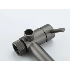 Душ гигиенический FRUD R7503-9 со смесителем, оружейная сталь