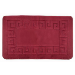 Набор ковриков для ванной и туалета 2шт ZALEL 55х90 бордовый