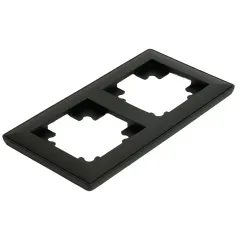 Рамка 2-пост Катрин черный PFR00-7002-05