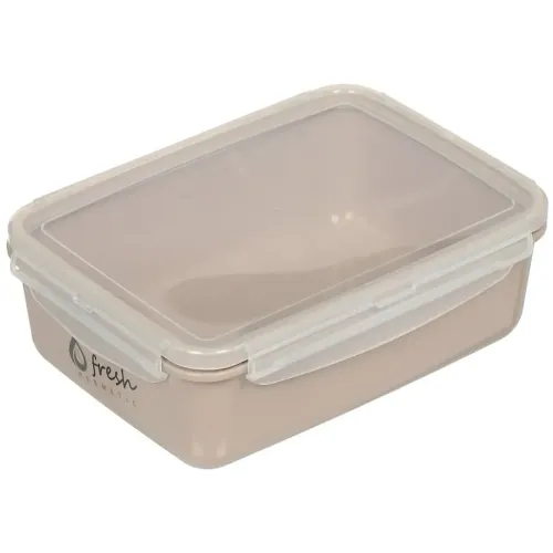 Контейнер пищевой IDEA Фреш прямоугольный 1400мл капучино (342456)