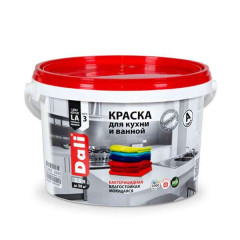 Краска в/д DALI для Кухни и Ванной (База А) 2,5л