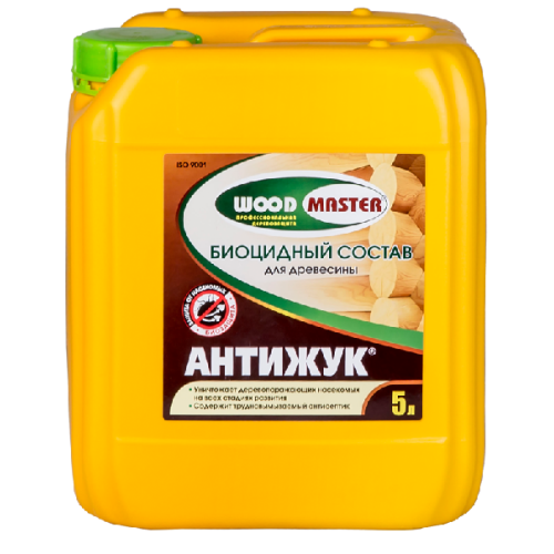 Препарат WOOD MASTER антисептический состав Антижук 5л.