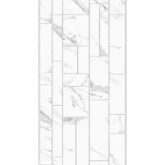 Панель ПВХ АЛЬТА ПВХ 8мм Каррара №638/1 2,7*0,25м термоперевод