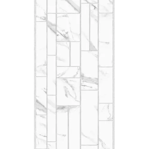 Панель ПВХ АЛЬТА ПВХ 8мм Каррара №638/1 2,7*0,25м термоперевод