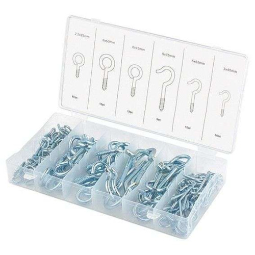 Набор крюков-саморезов СИБРТЕХ 151 предмет (47611)
