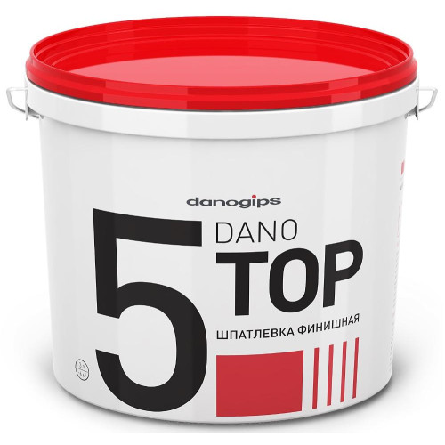 Шпатлёвка DANO TOP 5 финишная 3л/5 кг (*5)