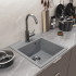 Мойка комп. MIXLINE ML-GM28 450х500x190мм, темно-серая (309), сифон