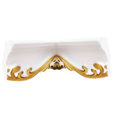 Угол потолочный универсальный Уют 7023 золото (2шт)(28 уп. в кор.)