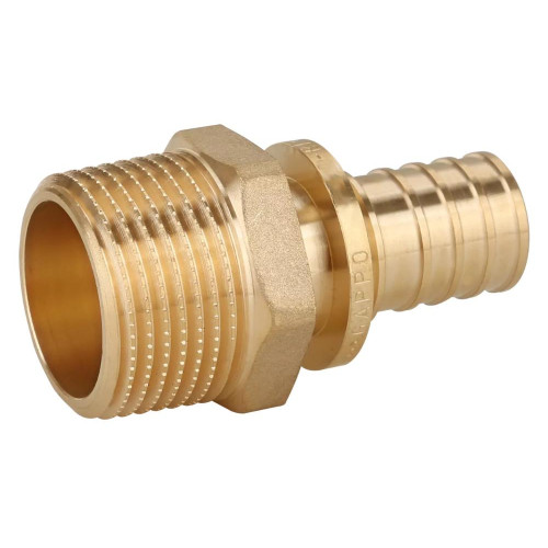 Муфта аксиальная латунная GAPPO ф 25 мм х 1