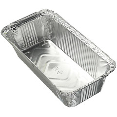 Форма для запекания, алюминиевая фольга, 21,7x11,3x5,3см, дно 18,1x7,7cм, 865мл (438-137)
