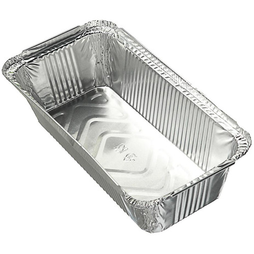 Форма для запекания, алюминиевая фольга, 21,7x11,3x5,3см, дно 18,1x7,7cм, 865мл (438-137)