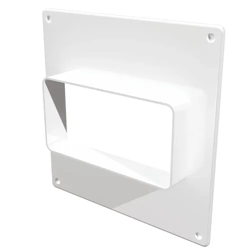 Площадка торцевая горизонтальная пластиковая 180х250 фланец 60х120 612ПТГ