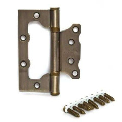 Петля накладная APECS 100*75*2,5-B2-Steel-AB бронза(5846)