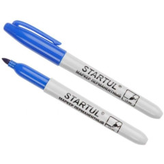 Маркер STARTUL синий перманентный фетровый (ST4350-02)