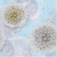 Обои Саратовские Одуванчики 828-01 гофрированные С14 0,53*10 (15)