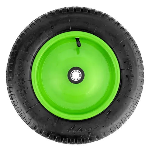 Колесо для тачки СИБРТЕХ пневмо 3.25/3.00-8, длина оси 90мм, подшипник 16мм (68973)