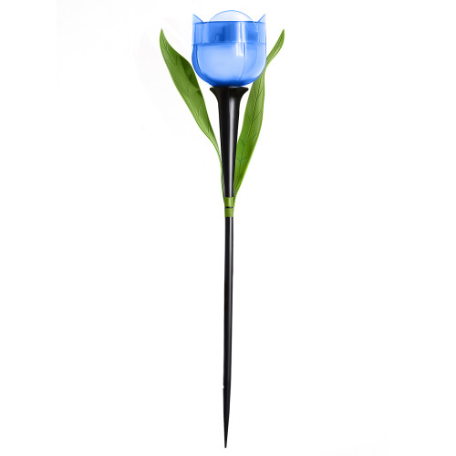 Фонарь садовый Uniel USL-C-454/PT305 BLUE TULIP Синий тюльпан