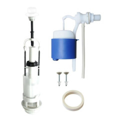 Арматура сантехническая УКЛАД АБ 66.56.14.0 н/п, шток, белая (А 110.57.14.0)