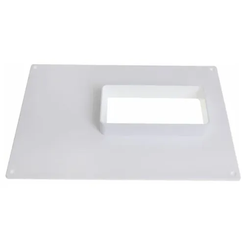 Площадка торцевая вертикальная пластиковая 180х250 фланец 60х120 612ПТВ