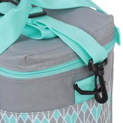 Термосумка Green Days 31х16х32см 14л прямоугольная мятно-серая (328080)