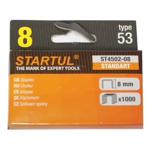 Скобы для степлера STARTUL тип 53, 8 мм (ST4502-08)