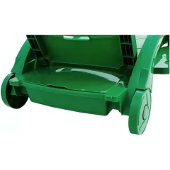 Шезлонг СТАНДАРТ ПЛАСТИК складной на колесах 186*76,5*89 см (217556)