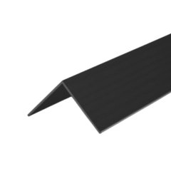 Угол ПВХ ДЕКОНИКА 30*30*2,7 Чёрный шагрень №007