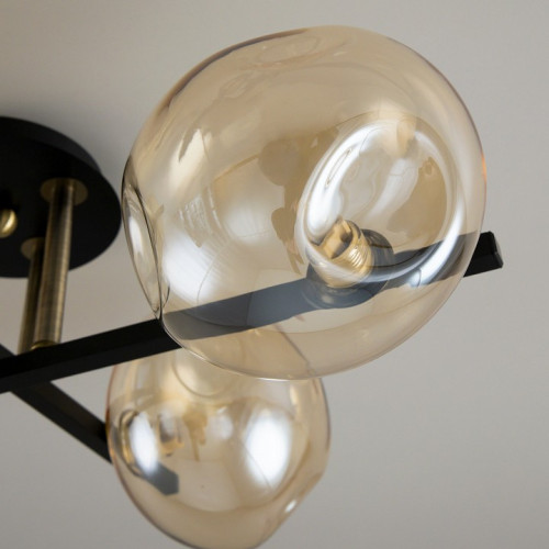 Светильник Люмис 21127/4 BK 4х40W G9 d550 h205 черный