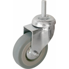 Опора поворотная колесная с болтом сер. рез. SCtg 55  ф125мм, г/п-100кг