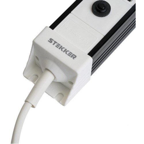 Фильтр сетевой Stekker 3 роз. 16A 1,8м белый HM22-31-02 Techno 50144
