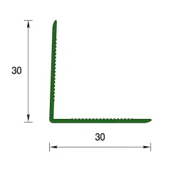 Угол ПВХ ДЕКОНИКА 30*30*2,7 Дуб СЕВ №213