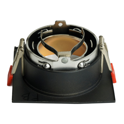 Свет. точ. Feron DL3112 MR16 квадрат черный/золото(51409)