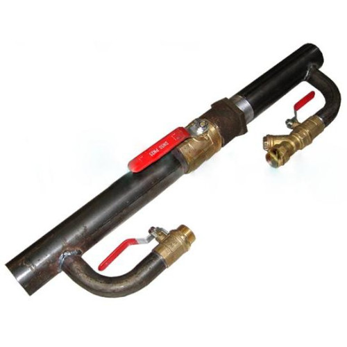 Байпас ф 40 с краном длинный