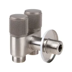 Кран вентильный угловой ф 1/2